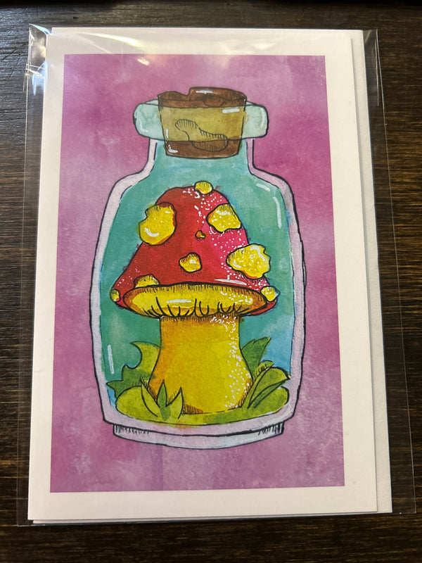 watercolour notecard