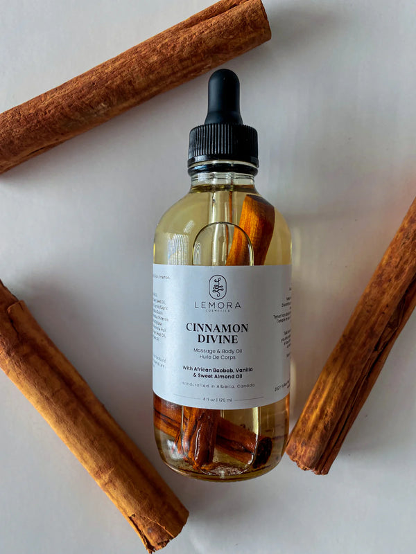 126-04 Cinnamon Divine Body Oil - Lemora Cosmetics