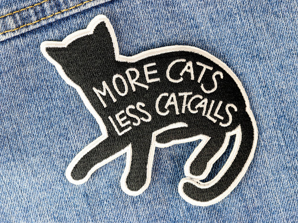 875-03 More Cats, Less Catcalls Patch - Ifs, Ands, Or Buttons