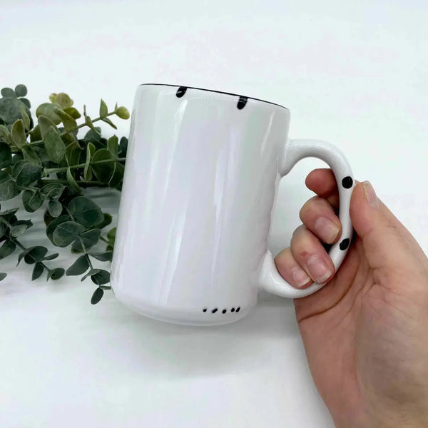 *CUSTOM* Rustic Ceramic Mugs - Painted Door Collection