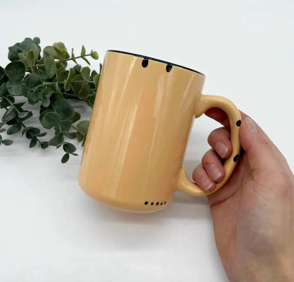 Rustic Ceramic Mugs - Painted Door Collection