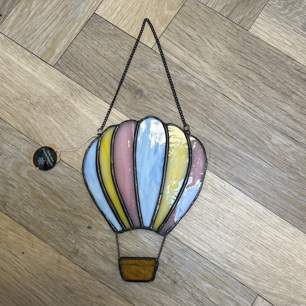 134-07 Hot Air Balloon Suncatcher - Tevlan Glass