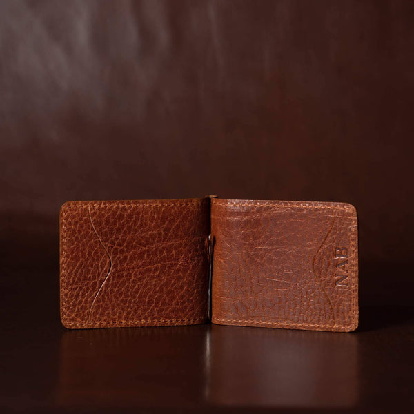 884-02 Pinnacle Wallet Money Clip - NAB Leather