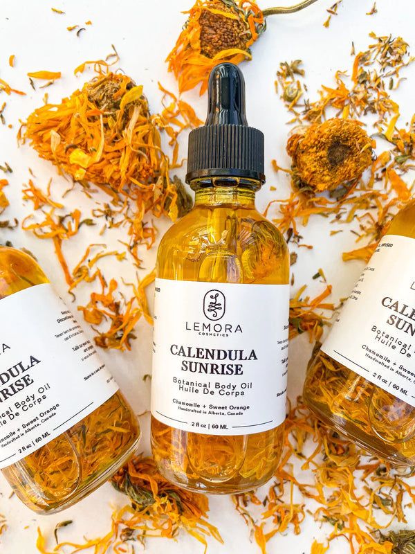 126-03 Calendula Sunrise Body Oil - Lemora Cosmetics