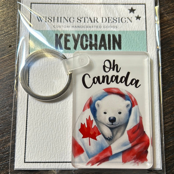 117-21 Canadiana Keychains - Wishing Star Designs