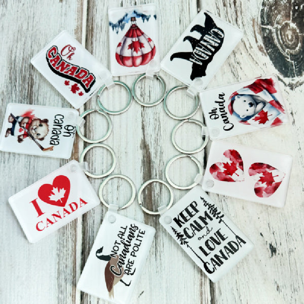 117-21 Canadiana Keychains - Wishing Star Designs