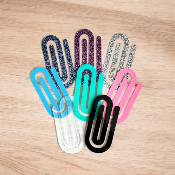 117-30 Jumbo Paperclip Bookmarks - Wishing Star Designs