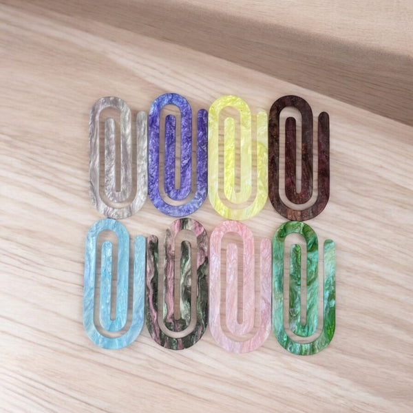 117-30 Jumbo Paperclip Bookmarks - Wishing Star Designs