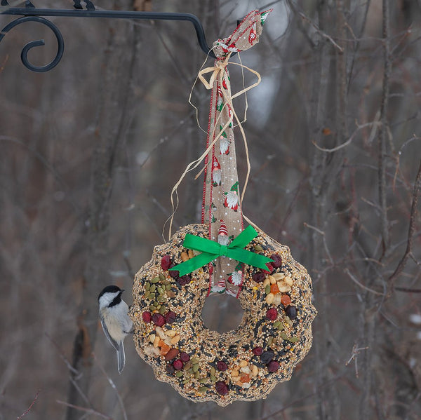 137-01 Mixed Seed Round Wreath - Birdie Numnum