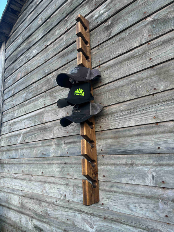 114-13 Wood Hat Rack - Rafter Diamond W