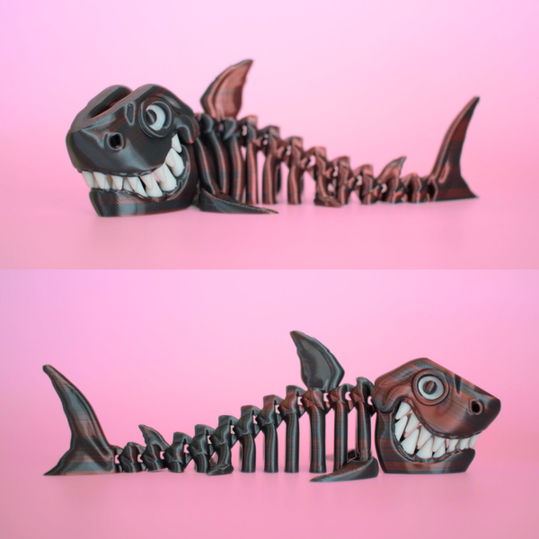 140-20 3D Printed Flexi Sharkz - Layer Slayerz