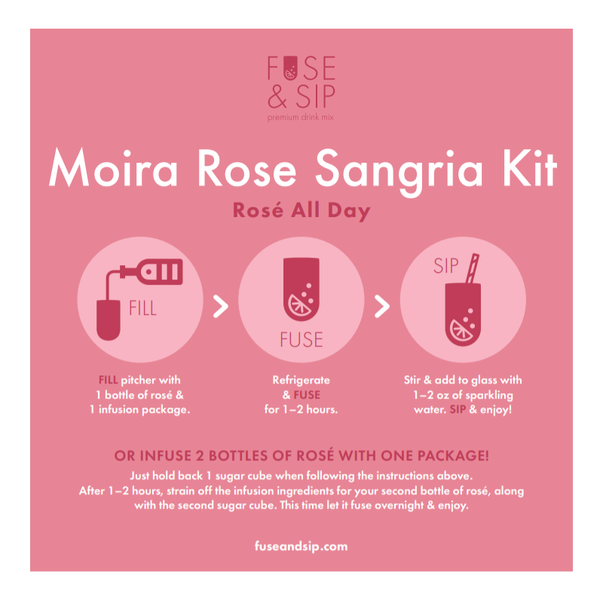 880-02 Moira Rosé Sangria Kit - Fuse and Sip - Painted Door on Main