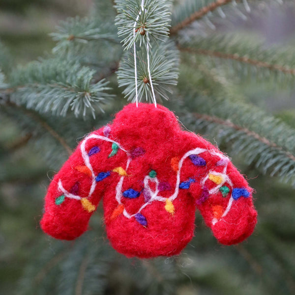 116-21 Needle Felted Ornaments - Elaine Grandon Fibre Arts