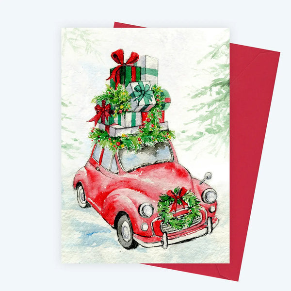 861-04 Christmas Watercolour Cards - Elena Markelova Arts