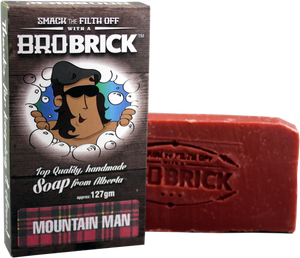 887-01 Mountain Man Soap - Bro Brick - Painted Door on Main