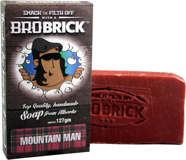 887-01 Mountain Man Soap - Bro Brick - Painted Door on Main