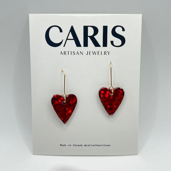 132-01 Resin Earrings - Caris Artisan Jewelry