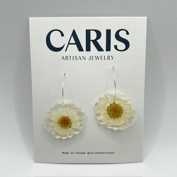 132-01 Resin Earrings - Caris Artisan Jewelry