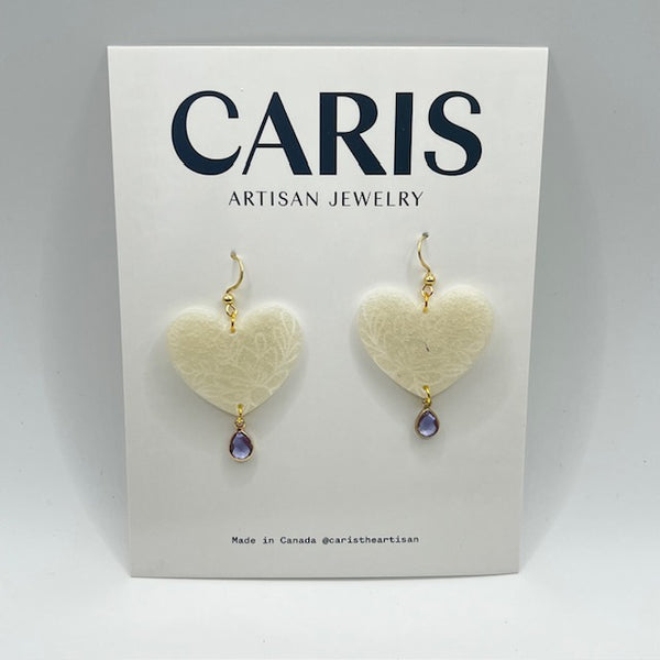 132-01 Resin Earrings - Caris Artisan Jewelry