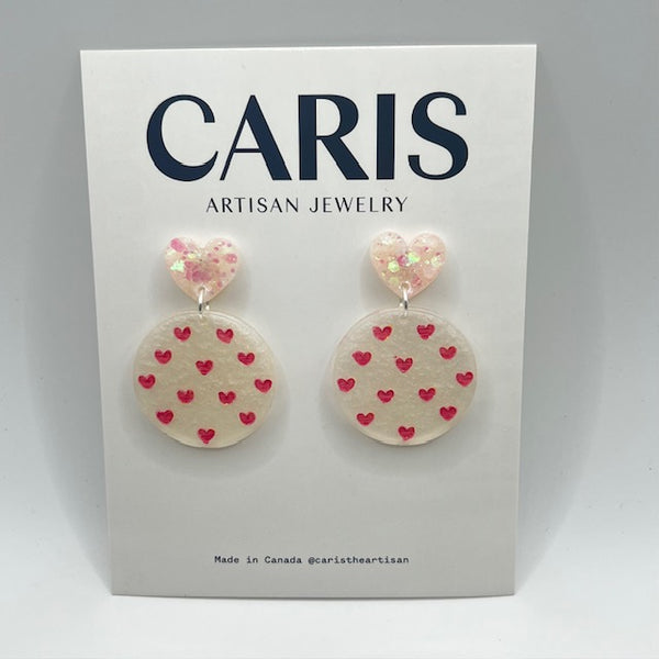 132-01 Resin Earrings - Caris Artisan Jewelry