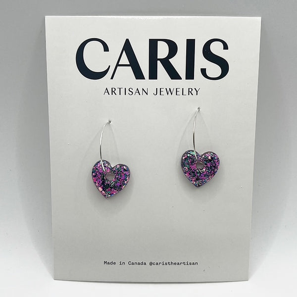 132-01 Resin Earrings - Caris Artisan Jewelry