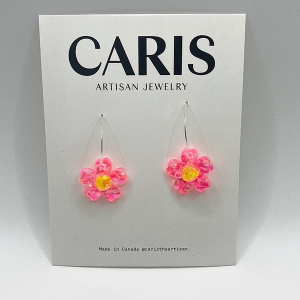 132-01 Resin Earrings - Caris Artisan Jewelry