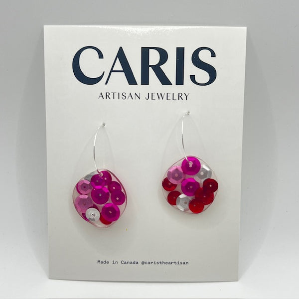 132-01 Resin Earrings - Caris Artisan Jewelry