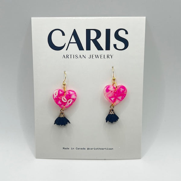 132-01 Resin Earrings - Caris Artisan Jewelry