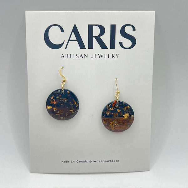 132-01 Resin Earrings - Caris Artisan Jewelry