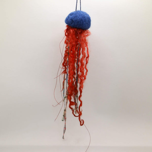 116-04 Felted Jellyfish - Elaine Grandon Fibre Arts