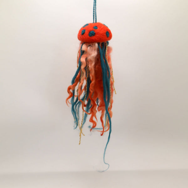 116-04 Felted Jellyfish - Elaine Grandon Fibre Arts - Painted Door on Main