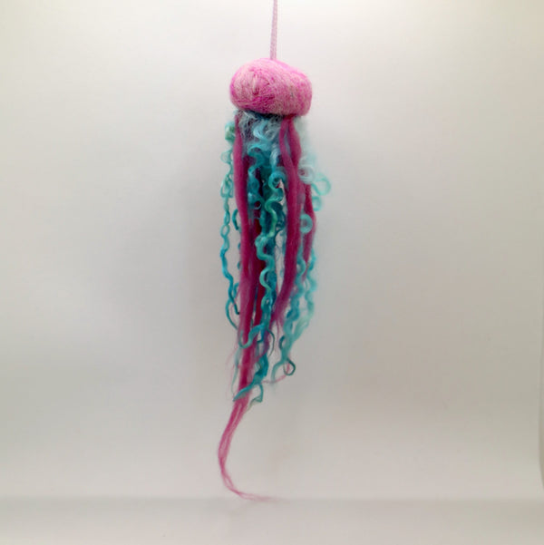 116-04 Felted Jellyfish - Elaine Grandon Fibre Arts - Painted Door on Main