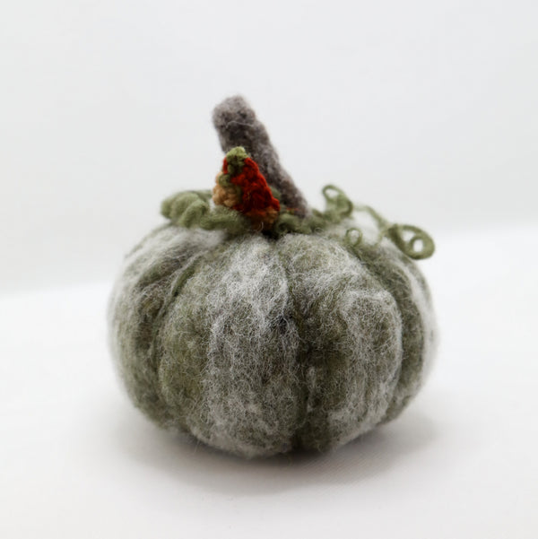 116-12 Felted Pumpkins - Elaine Grandon Fibre Arts - Painted Door on Main