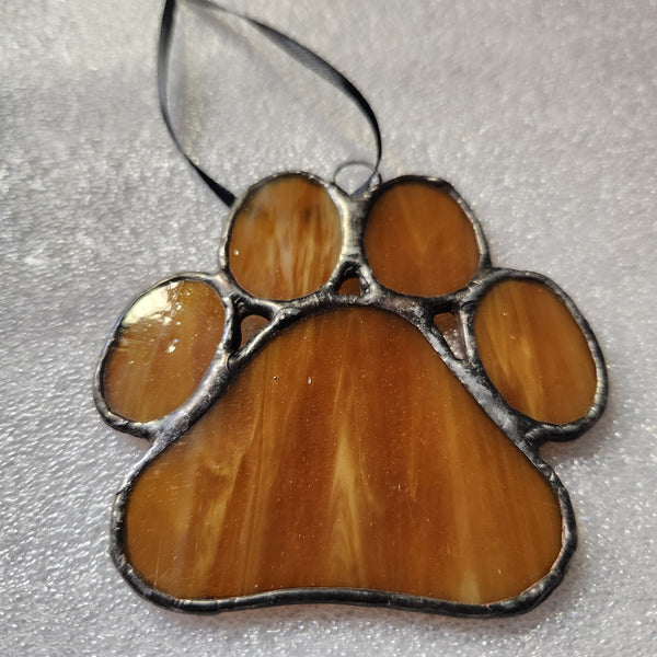 134-01 Glass Paw Prints - Tevlan Glass