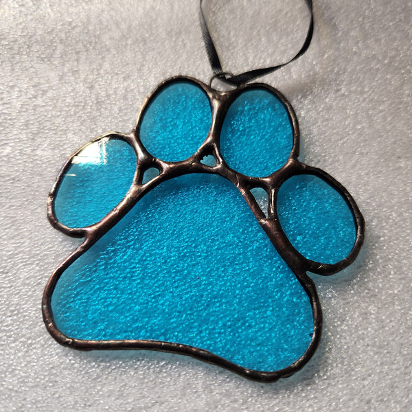 134-01 Glass Paw Prints - Tevlan Glass